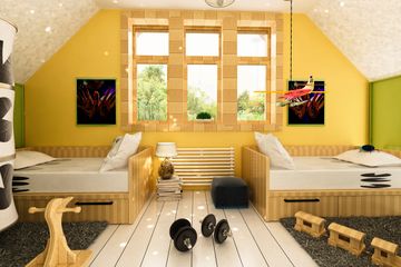  Projekt domu Sójka II z garażem 1-st. bliźniak [A-BL] (WRF1353) - projekt domu parterowego z poddaszem - Zdjęcie 10