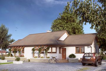  Projekt domu Atlas (BSA2045) - projekt domu parterowego - Zdjęcie 1