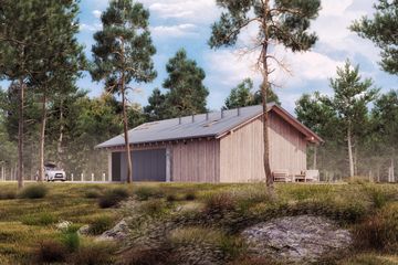  Projekt domu Dostępny natura #1 (KRB1000) - projekt domu parterowego - Zdjęcie 1