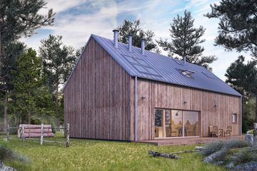  Projekt domu Uniwersalny plus natura #2 (KRB1029) - projekt domu parterowego z poddaszem - Zdjęcie 2