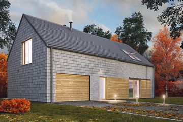  Projekt domu Uniwersalny plus premium #2 (KRB1033) - projekt domu parterowego z poddaszem - Zdjęcie 1