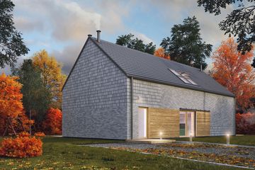 Projekt domu Uniwersalny plus premium #3 (KRB1034) - projekt domu parterowego z poddaszem - Zdjęcie 1