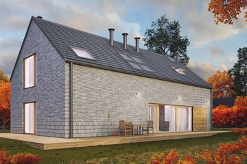  Projekt domu Uniwersalny plus premium #3 (KRB1034) - projekt domu parterowego z poddaszem - Zdjęcie 2