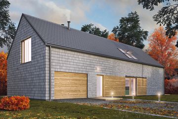  Projekt domu Uniwersalny plus premium #4 (KRB1035) - projekt domu parterowego z poddaszem - Zdjęcie 1