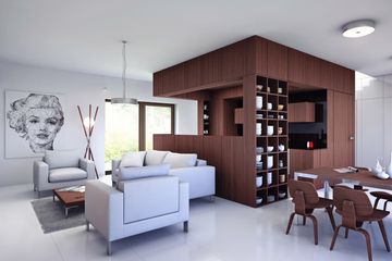  Projekt domu Uniwersalny premium #1 (KRB1040) - projekt domu parterowego z poddaszem - Zdjęcie 3