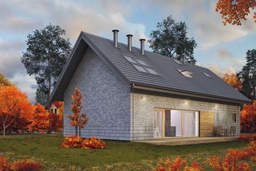  Projekt domu Uniwersalny premium #2 (KRB1041) - projekt domu parterowego z poddaszem - Zdjęcie 2