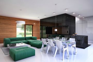  Projekt domu Uniwersalny standard #3 (KRB1046) - projekt domu parterowego z poddaszem - Zdjęcie 9