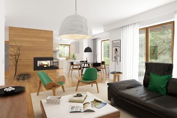  Projekt domu Hestia (WRW1202) - projekt domu parterowego z poddaszem - Zdjęcie 8