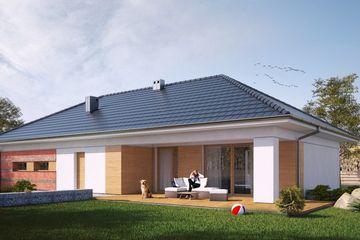  Projekt domu Diversus I G2 (SLS1040) - projekt domu parterowego - Zdjęcie 2