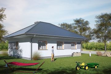  Projekt domu Modestus I (SLS1044) - projekt domu parterowego - Zdjęcie 2