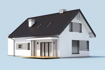  Projekt domu Trypolis 4 (SLN2409) - projekt domu parterowego z poddaszem - Zdjęcie 2