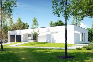  Projekt domu Odważny D16 (WWB1006) - projekt domu parterowego - Zdjęcie 1