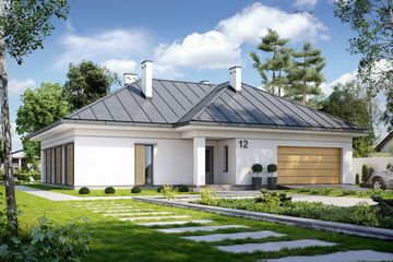  Projekt domu Przyjazny D18 (WWB1010) - projekt domu parterowego - Zdjęcie 2