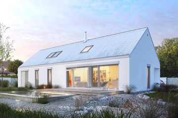  Projekt domu Ekonomiczny 2B (WAW1077) - projekt domu parterowego - Zdjęcie 2