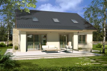  Projekt domu Małgosia D (WRD2531) - projekt domu parterowego z poddaszem - Zdjęcie 1