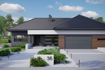  Projekt domu HomeKoncept 36 (KRX1041) - projekt domu parterowego - Zdjęcie 1