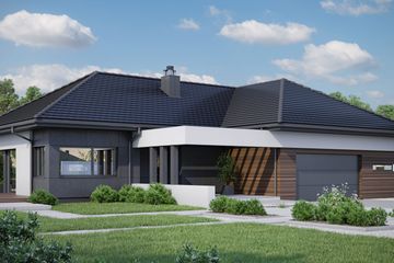  Projekt domu HomeKoncept 36 (KRX1041) - projekt domu parterowego - Zdjęcie 2