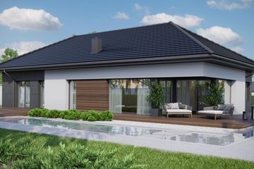  Projekt domu HomeKoncept 36 (KRX1041) - projekt domu parterowego - Zdjęcie 3