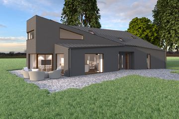  Projekt domu AE1 (WAF1039) - projekt domu parterowego - Zdjęcie 1