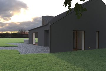  Projekt domu AE1 (WAF1039) - projekt domu parterowego - Zdjęcie 5