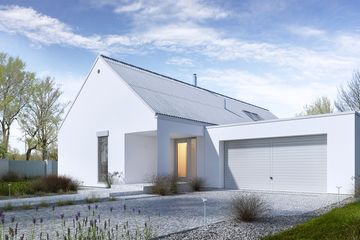  Projekt garażu E1 (WAW1078) - projekt garażu parterowego - Zdjęcie 1