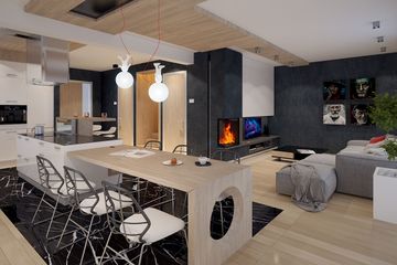  Projekt domu Alwin 4 (BSE1092) - projekt domu parterowego z poddaszem - Zdjęcie 3