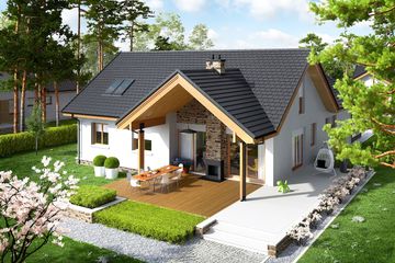  Projekt domu Simon G2 (mały) energo (WRC2650) - projekt domu parterowego - Zdjęcie 3