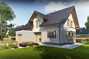  Projekt domu Wilhelm I (BBG1031) - projekt domu parterowego z poddaszem - Zdjęcie 2