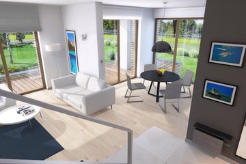  Projekt domu E-108 (WAX1010) - projekt domu parterowego z poddaszem - Zdjęcie 6