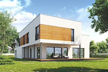  Projekt domu Efektowny D20 (WWB1015) - projekt domu z pełnym piętrem - Zdjęcie 2