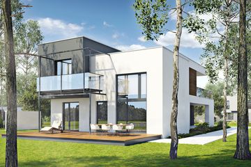 Projekt domu Dynamiczny D22 (WWB1017) - projekt domu z pełnym piętrem - Zdjęcie 2