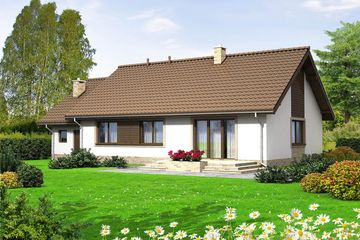  Projekt domu Mokka 5 (WOF1089) - projekt domu parterowego - Zdjęcie 3