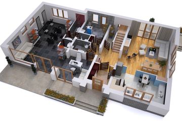  Projekt domu BW-37 wariant 2 z lokalem (JGC1147) - projekt domu parterowego z poddaszem - Zdjęcie 4