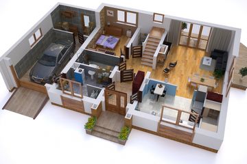  Projekt domu BW-27 wariant 6 (JGC1148) - projekt domu parterowego z poddaszem - Zdjęcie 3