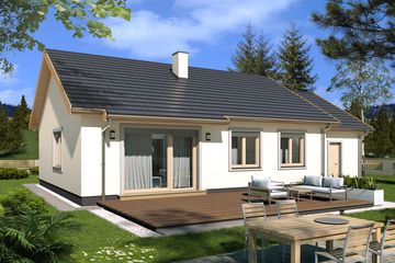  Projekt domu Filip b (WRD2540) - projekt domu parterowego - Zdjęcie 1