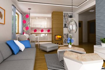  Projekt domu Wanda z garażem 1-st. [A] (WRF1642) - projekt domu parterowego z poddaszem - Zdjęcie 4