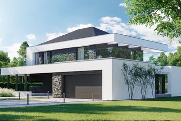  Projekt domu HomeKoncept 37 (KRX1042) - projekt domu z pełnym piętrem - Zdjęcie 2