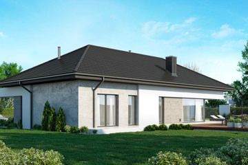  Projekt domu HomeKoncept 38 (KRX1043) - projekt domu parterowego - Zdjęcie 3