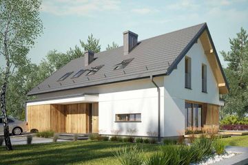  Projekt domu Dla Aktywnych 1 (KKD1000) - projekt domu parterowego z poddaszem - Zdjęcie 1