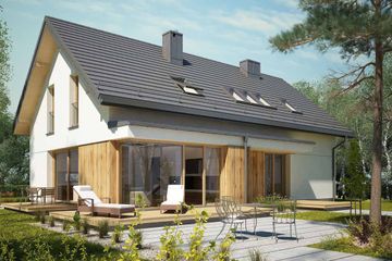  Projekt domu Dla Aktywnych 1 (KKD1000) - projekt domu parterowego z poddaszem - Zdjęcie 2