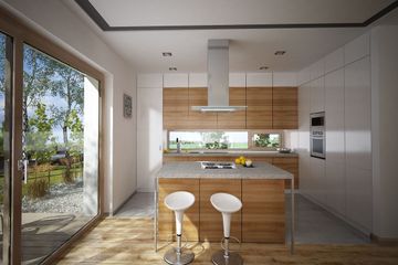  Projekt domu Dla Globtrotera 2 (KKD1005) - projekt domu parterowego z poddaszem - Zdjęcie 4