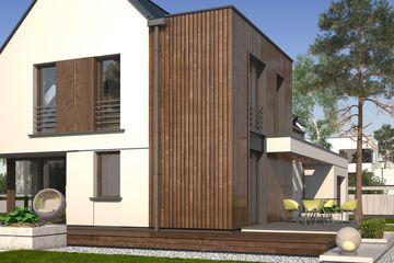  Projekt domu Gryfon (BSA1914) - projekt domu parterowego z poddaszem - Zdjęcie 3