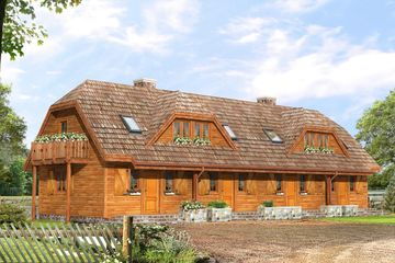  Projekt agroturystyczny Jowisz dr-S Pensjonat, Hotel, Dom weselny (BSA1267) - projekt agroturystyczny parterowego z poddaszem - Zdjęcie 3