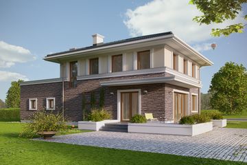  Projekt domu Wena (BSA1547) - projekt domu z pełnym piętrem - Zdjęcie 4