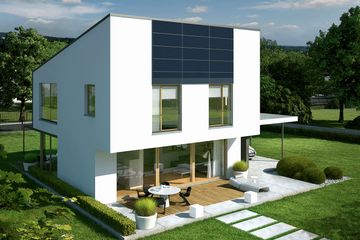  Projekt domu EX 12 soft (z wiatą) (WRC2474) - projekt domu z pełnym piętrem - Zdjęcie 5