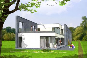  Projekt domu MD-23 (dom z lokalem usługowym i pomieszczeniem hobby) (KKA1024) - projekt domu z pełnym piętrem - Zdjęcie 6