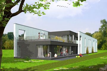  Projekt domu MD-23 (dom z lokalem usługowym i pomieszczeniem hobby) (KKA1024) - projekt domu z pełnym piętrem - Zdjęcie 9