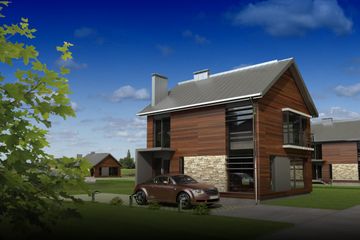  Projekt domu PS-TEC-60-25 (SLR1080) - projekt domu z pełnym piętrem - Zdjęcie 1