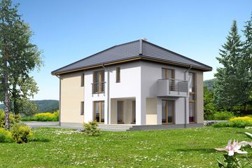  Projekt domu Arbon DCP318 (WOB1637) - projekt domu z pełnym piętrem - Zdjęcie 3