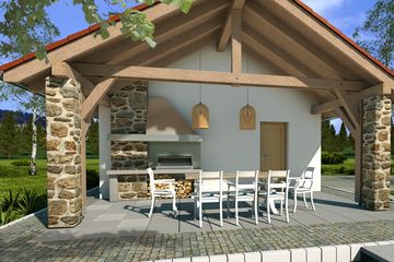  Projekt garażu a1 (WRD2573) - projekt garażu parterowego - Zdjęcie 1